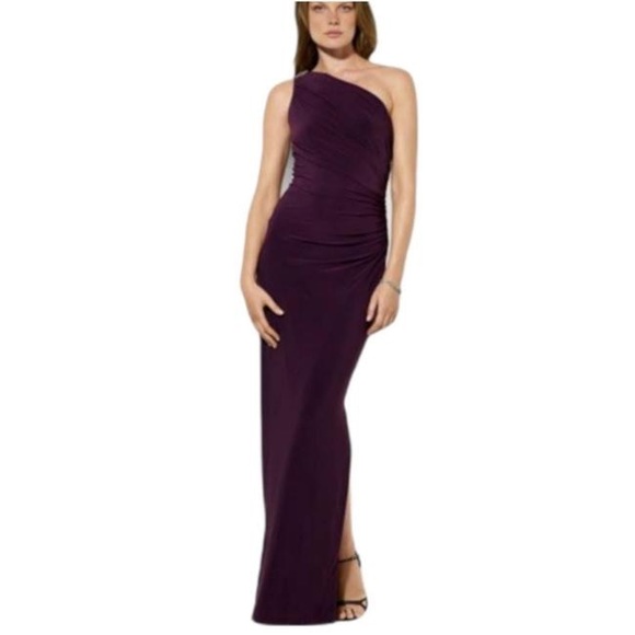 Ralph Lauren Formal One Shoulder Dress - Picture 1 of 6